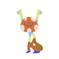 Happy Jump Sticker by Messenger