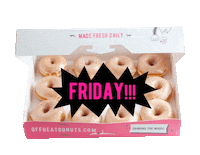 Friday Doughnuts Sticker by Offbeat Donuts