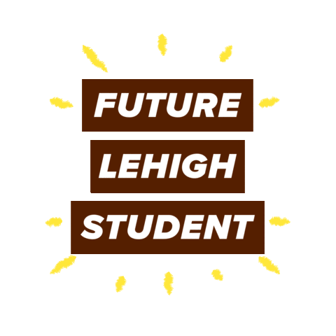 College Student Celebration Sticker by Lehigh University