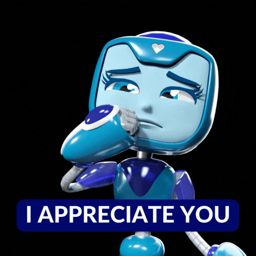 bluestudios giphyupload thank you thanks thankful GIF