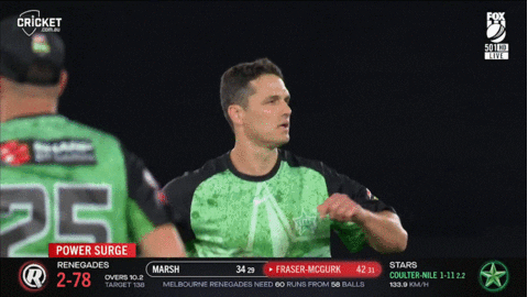High Five Melbourne Stars GIF by StarsBBL