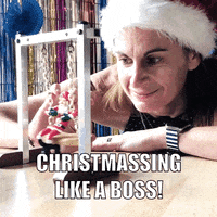 PublicisGIFmas happy christmas excited holiday GIF