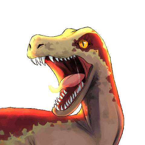 RaptorAnimationStudios raptor velociraptor raptoranimation Sticker