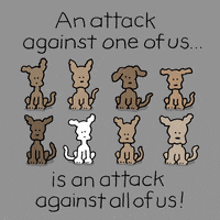 Stronger Together Love GIF by Chippy the Dog