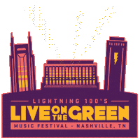 Nashville Tn Sticker by Live On The Green Music Festival