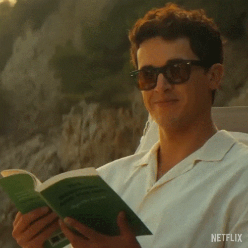 Nodding Book Cover GIF by NETFLIX