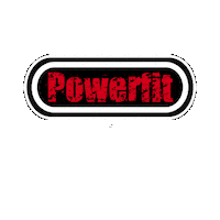 PowerfitNewTir fitness gym yoga spinning Sticker