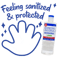 biogenic_cosmetiqueasia sparkle hands alcohol feeling Sticker