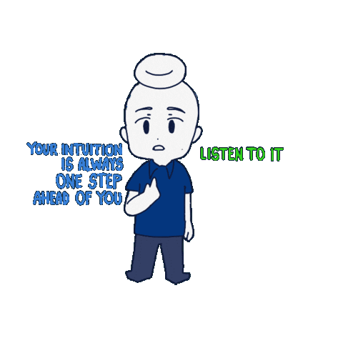 Listen To Yourself Self-Awareness Sticker by ironbrij