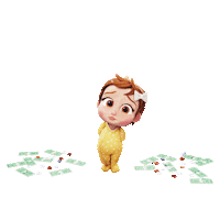 Make It Rain 3D Sticker by Shonduras