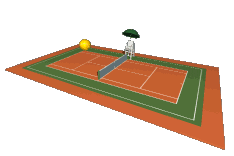 tennis STICKER