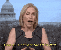 Kirsten Gillibrand Medicare For All GIF