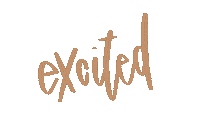 Excited Sticker