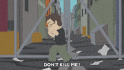 scared in danger GIF by South Park 