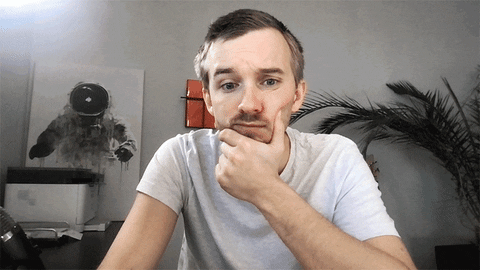 Thinking Blinking GIF by Clemens Posch