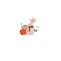 Hot Chocolate Fall Sticker by avamay