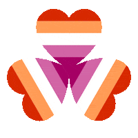 Love Is Love Hearts Sticker