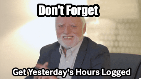 Timekeeping Log Your Time GIF by Zulu Pods