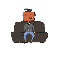 netflix home Sticker