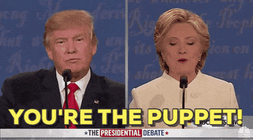 donald trump youre the puppet GIF by Election 2016