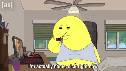 Sick Charlie GIF by Adult Swim