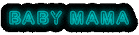 babymamasnodrmamapodcast heart swipe up neon swipe Sticker