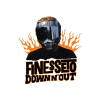 Downnout Sticker by Lethal Threat