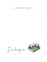 Moving College Life Sticker by Georgia Southern University - Auxiliary Services