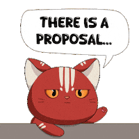 Proposal Hand Up Sticker by Kitaro World