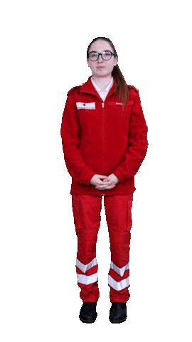 Gebärdensprache Roteskreuz Sticker by Österreichisches Rotes Kreuz