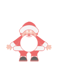 Happy Santa Claus Sticker
