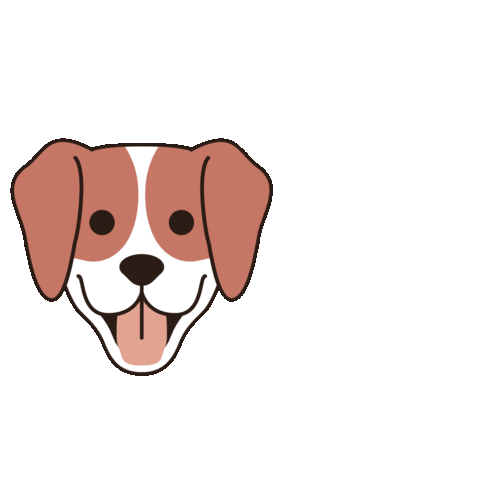 Happy Dog Sticker