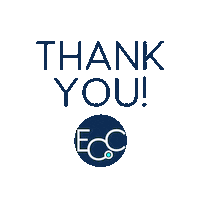 Thanks Thank You Sticker by ECC Medical Group