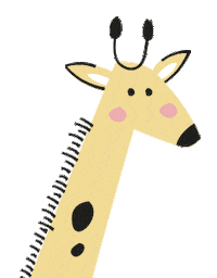 Giraffe Safari Sticker