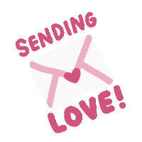 Pink Love Sticker by Tilly & Type
