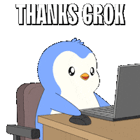 Artificial Intelligence Penguin Sticker by Pudgy Penguins