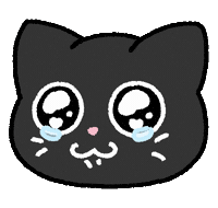 Sad Big Eyes Sticker