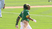 Happy Major League Baseball GIF by Oakland Athletics