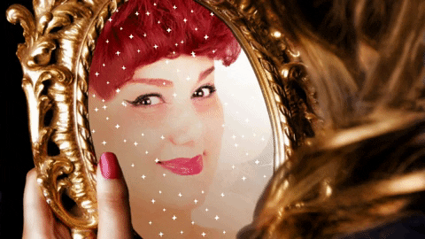 Mirror Mirror Beauty GIF by Maria Johnsen