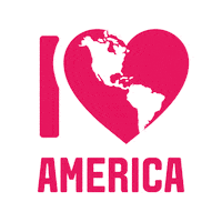 American Love Sticker