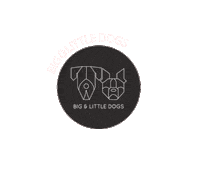 Dog Harness Bld Sticker by Big & Little Dogs