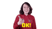 qlafgrade ok okay oke jempol Sticker