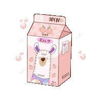 Milk Hello Sticker