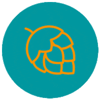 gbraeu beer vegan tree bier Sticker