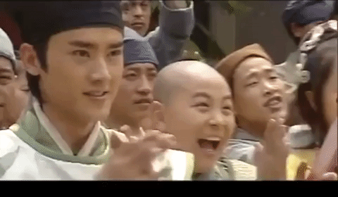 shao nian bao qing tian wow GIF
