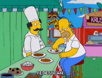 homer simpson eating GIF
