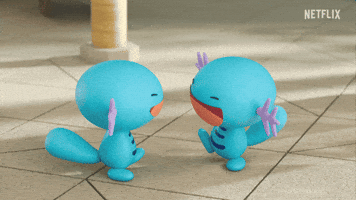 Jump For Joy Smile GIF by Pokémon