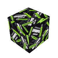 cube merch Sticker by SUPERIMPOSE GLOBAL