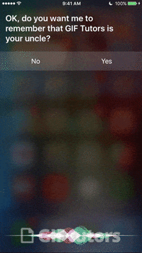 iphone siri by GIF tutors