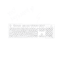 Keyboard Typewriter Sticker by Thepnkstuff